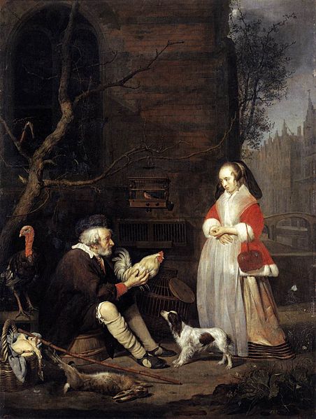 Gabriel Metsu The Poultry Seller